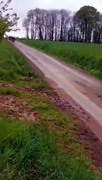 Une course cycliste ça réserve toujours des surprises
