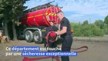 Dans les Pyrénées-Orientales, les pompiers réservent de l'eau en prévision des incendies