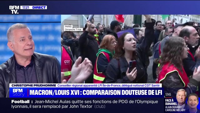 Comparaison d'Emmanuel Macron à Louis XVI: Ce n'est pas l'homme qui est attaqué, c'est la fonction estime Christophe Prudhomme (CGT)
