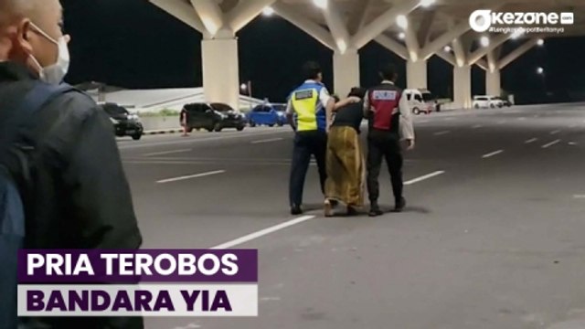 Heboh Pria Nekat Terobos Bandara YIA dengan Motor Kecepatan Tinggi