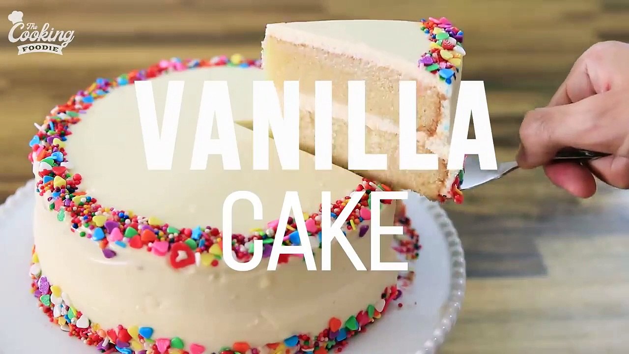 Classic Vanilla Cake Recipe _ How to Make Birthday Cake video Dailymotion
