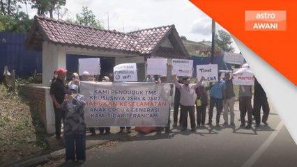 Penduduk Taman Muzaffar Shah setahun tidur tak lena