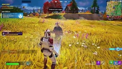 Knock Down a Timber Pine With a Force Ability or Lightsaber Location - Fortnite