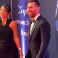 Lionel Messi y Antonela Roccuzzo en los Premios Laureus 2023