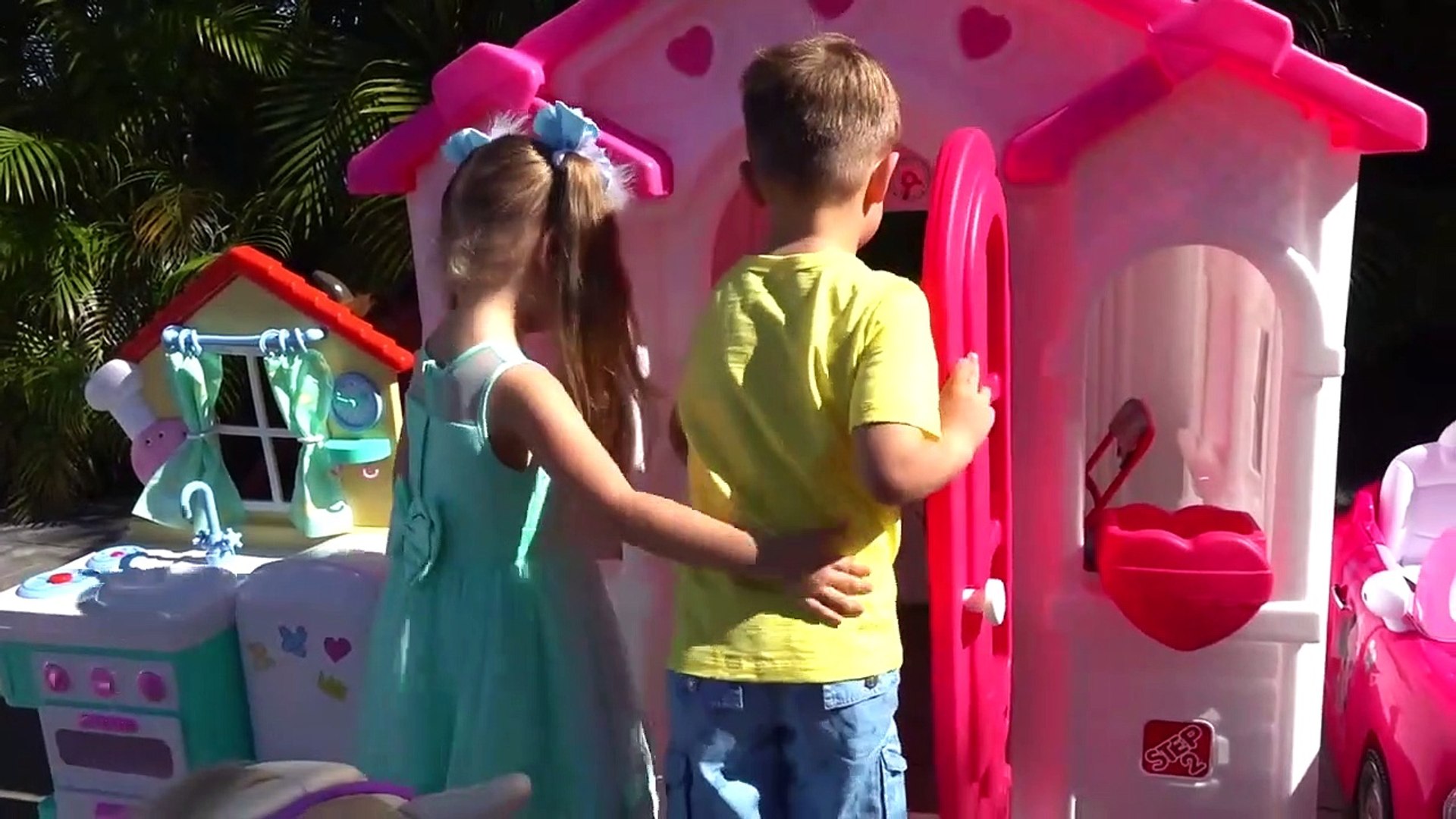 Diana pretend play with ride on horse toy sale