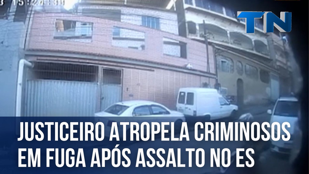 Justiceiro Atropela Criminosos Em Fuga Ap S Assalto V Deo Dailymotion