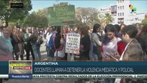 Docentes argentinos convocan a un cese total de tareas en reclamo a mejores condiciones de trabajo