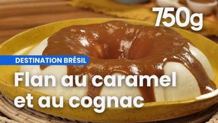 Flan au caramel parfumé au cognac - 750g