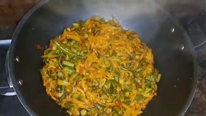 Masaladar Bhindi Recipe  by Divine Taste With Hajran _ Bloopers