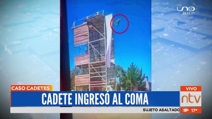 Cadete ingreso a coma