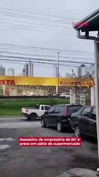 Assassino de empresária é preso em pátio de supermercado