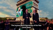 Lionel Messi named World Sportsman of the Year at Laureus Awards