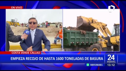 Callao: Gobierno realiza el recojo de más de mil toneladas de basura