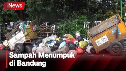 Sampah Menumpuk di Sejumlah TPS Bandung Akibat Terkendala Pengangkutan