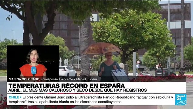 Informe desde Madrid: abril fue el mes más caluroso y seco desde que hay registros