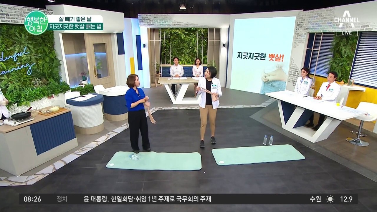 집에 이것들만 있다면 뱃살 간단하게 뺄 수 있다! 뱃살 타파 홈트레이닝을 해봅시다