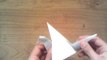 How to make an origami flapping bird.