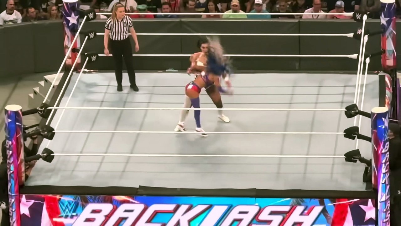Rhea Ripley defeats Zelina Vega at WWE Backlash 5/6/23