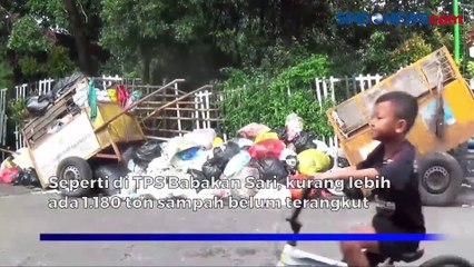 Terkendala Pengangkutan, Sampah di Sejumlah TPS di Bandung Menumpuk