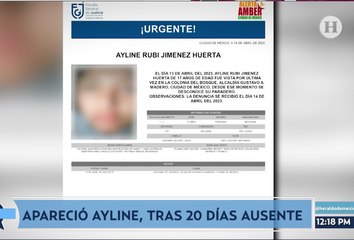 Ayline nunca estuvo secuestrado, huyó por violencia familiar