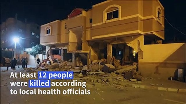 Israel launches deadly pre-dawn air strikes on Gaza