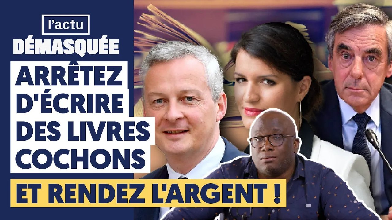 ARRÊTEZ D'ÉCRIRE DES LIVRES COCHONS ET RENDEZ L'ARGENT !