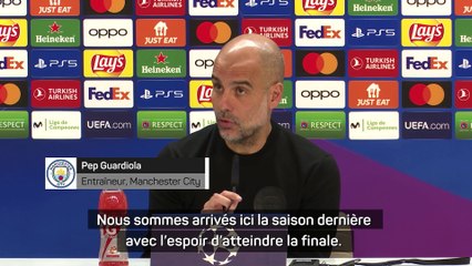 Guardiola : "Pas là pour prendre une revanche"