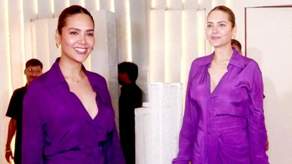 Esha Gupta Looks Stunning At A Birthday Party