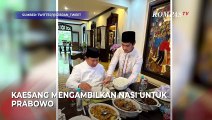 Gestur Kaesang Pangarep ke Prabowo Subianto: Mulai dari Ambilkan Nasi hingga Pakai Kaos