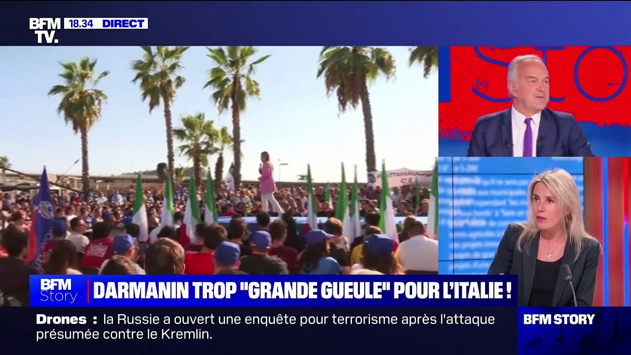 Meloni, des propos de Darmanin inacceptables
