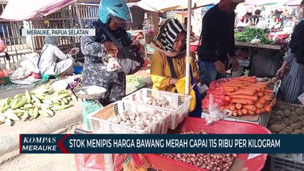 Download Video: Stok Menipis, Harga Bawang Merah Capai 115 Ribu Per Kilogram