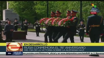 Presidente Putin rinde homenaje ante la Tumba del Soldado Desconocido