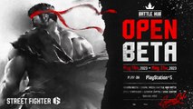 Street Fighter 6 Open Beta Announce Trailer PS