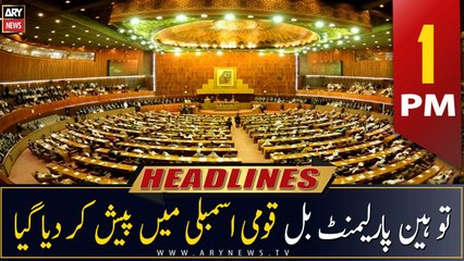 ARY News Headlines | 1 PM | 9th May 2023