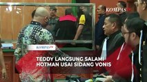 Teddy Minahasa Langsung Salami Hotman Paris Usai Divonis Hukuman Seumur Hidup