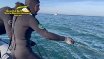 Sequestrati 1.500 metri di reti da pesca sul litorale di Ortona