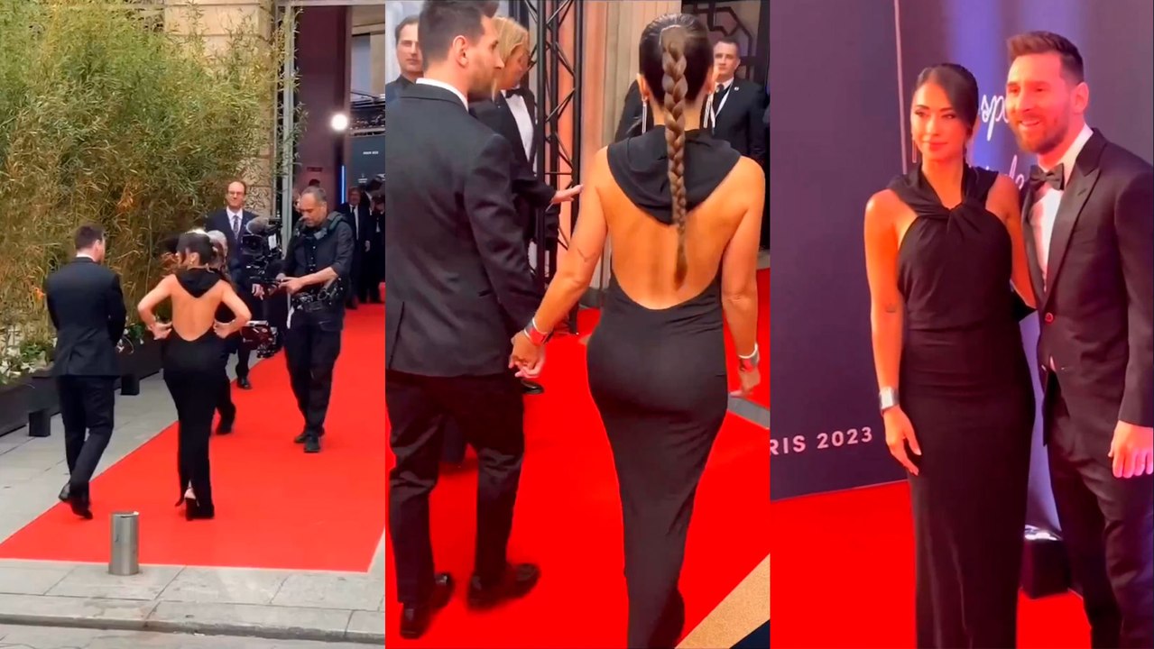 Antonela Roccuzzo deslumbra a todos en la gala de los Premios Laureus