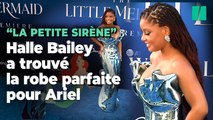 « La Petite Sirène » : Halle Bailey portait la robe parfaite pour Ariel sur le tapis rouge