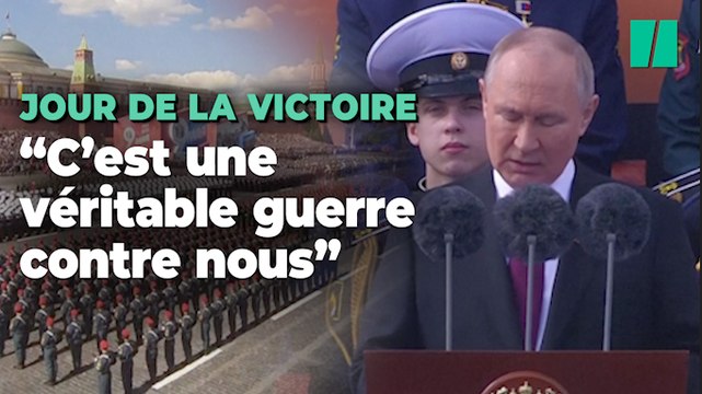 Pour ce 9-mai, Poutine accuse l'ouest de vouloir cancel les résultats de la Seconde Guerre mondiale