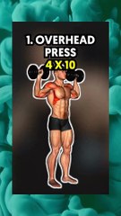 ARNOLD PRESS FOR BOULDER SHOULDERS WORKOUT