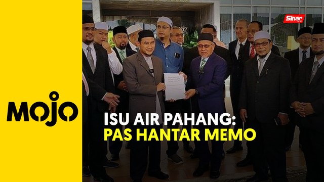 Pemuda Pas Pahang serah memorandum isu air