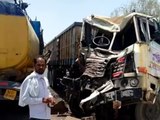 पानी से भरे टैंकर और ट्रेलर में भीषण टक्कर, ट्रेलर चालक की दर्दनाक मौत, 4 दिन पहले ही मनाया था जन्मदिन #Nagaur #Video
