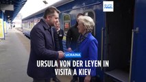 Ucraina: Ursula von der Leyen a Kiev per la Festa dell'Europa