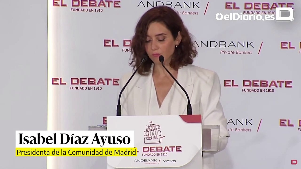 Ayuso pide parar a EH Bildu: "Su objetivo es instalar una dictadura de ultra izquierda en el País Vasco para expandirse a otras provincias"