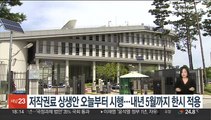 저작권료 상생안 오늘부터 시행…내년 5월까지 한시적용