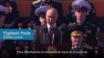 Putin acusa a Occidente de querer destruir Rusia
