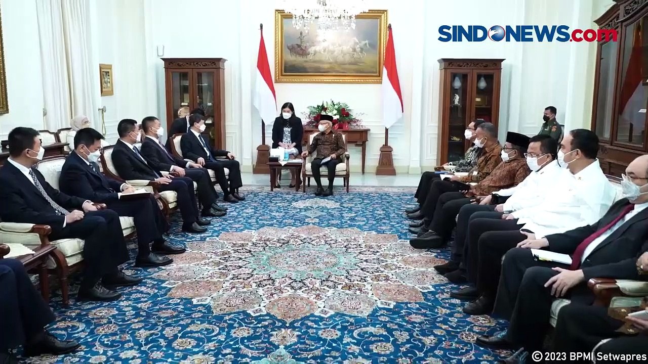 Wapres Ma'ruf Amin Bertemu Sekretaris Partai Komunis China, Bahas Apa?