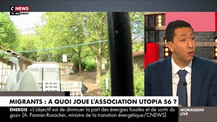 Le vice-président LR de la Région Ile-de-France Othman Nasrou demande dans « Morandini Live » la dissolution de l’association d’aide aux migrants Utopia 56