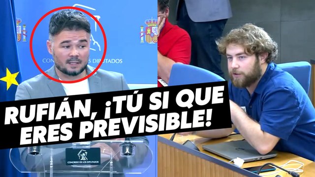 Josué Cárdenas pregunta a Rufián por Jorge Javier Vázquez y el chusco independentista se descuelga insultando