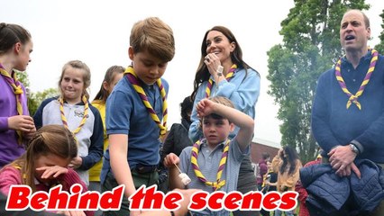 Behind the scenes of the Wales' family day out